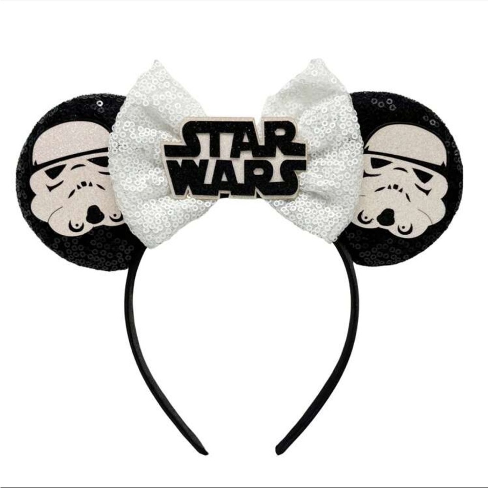 Cute Planet Themed Ear Headband With Glitter Letter Bowknot,
